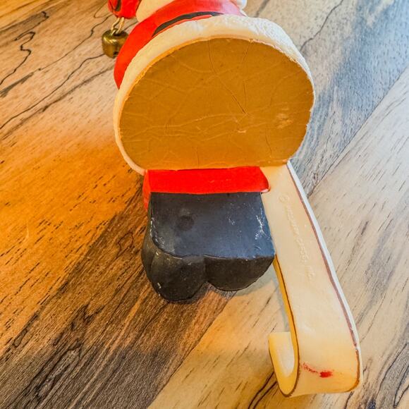 1984 Vintage Hallmark Santa Claus Christmas List Shelf Sitter Stocking Hanger - Picture 10 of 10